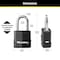 Master Lock Magnum 1-7/8 in. H X 1-3 in. W X 1-3/4 in. L Steel Ball Bearing Outdoor Padlock, PK3 M115XTRILFCCSEN - alternate 3